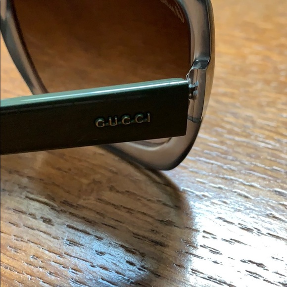 Gucci Women’s Clear Olive Sunglasses